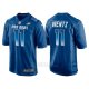 Camiseta NFL Hombre Philadelphia Eagles 11 Carson Wentz Azul NFC 2018 Pro Bowl