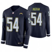 Camiseta NFL Hombre San Diego Chargers Melvin Ingram Azul Therma Manga Larga