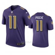 Camiseta NFL Legend Baltimore Ravens James Proche Violeta Color Rush