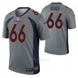 Camiseta NFL Legend Denver Broncos Dalton Risner Inverted Gris