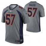 Camiseta NFL Legend Denver Broncos Demarcus Walker Inverted Gris