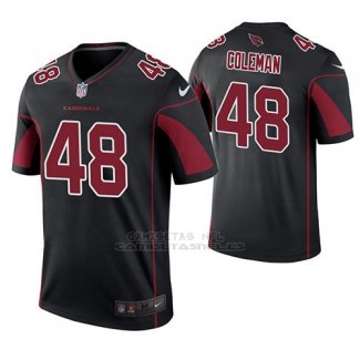 Camiseta NFL Legend Hombre Arizona Cardinals Derrick Coleman Negro Color Rush