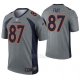 Camiseta NFL Legend Hombre Denver Broncos 87 Noah Fant Inverted Gris