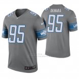 Camiseta NFL Legend Hombre Detroit Lions Romeo Okwara's Gris Color Rush