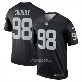 Camiseta NFL Legend Las Vegas Raiders Maxx Crosby Negro