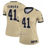 Camiseta NFL Legend Mujer New Orleans Saints Alvin Kamara Alterno Oro Camiseta NFL Legend Mujer New Orleans Saints Alvin Kamara Alterno Oro
