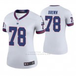Camiseta NFL Legend Mujer New York Giants Jamon Brown Blanco Color Rush