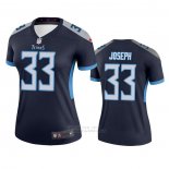 Camiseta NFL Legend Mujer Tennessee Titans Johnathan Joseph Azul