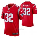 Camiseta NFL Legend New England Patriots Legend Devin Mccourty Inverted Rojo