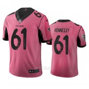 Camiseta NFL Limited Atlanta Falcons Matt Hennessy Ciudad Edition Rosa