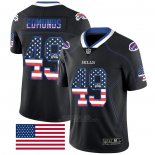Camiseta NFL Limited Buffalo Bills Edmunds Rush USA Flag Negro