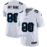 Camiseta NFL Limited Carolina Panthers Personalizada Logo Dual Overlap Blanco