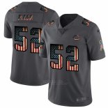Camiseta NFL Limited Chicago Bears Mack Retro Flag Negro