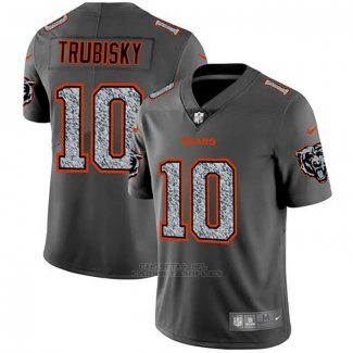 Camiseta NFL Limited Chicago Bears Trubisky Static Fashion Gris