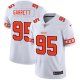Camiseta NFL Limited Cleveland Browns Garrett Team Logo Fashion Blanco