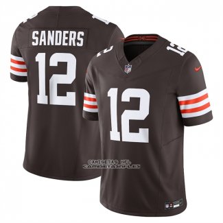 Camiseta NFL Limited Cleveland Browns Shedeur Sanders Vapor F.U.S.E. Marron