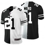 Camiseta NFL Limited Cleveland Browns Ward Black White Split