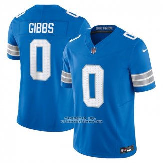 Camiseta NFL Limited Detroit Lions Jahmyr Gibbs Vapor F.U.S.E. Azul1
