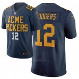 Camiseta NFL Limited Green Bay Packers Aaron Rodgers Ciudad Edition Azul