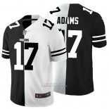 Camiseta NFL Limited Green Bay Packers Adams Black White Split