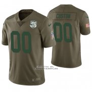 Camiseta NFL Limited Green Bay Packers Personalizada 100th Anniversary Salute To Service Verde