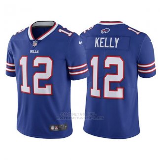 Camiseta NFL Limited Hombre Buffalo Bills 12 Jim Kelly Azul