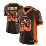 Camiseta NFL Limited Hombre Cleveland Browns Joe Schobert Marron 2018 Drift Fashion Color Rush