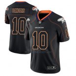 Camiseta NFL Limited Hombre Denver Broncos Emmanuel Sanders Negro Color Rush 2018 Lights Out