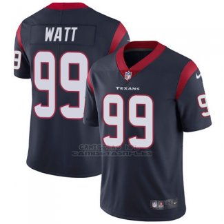 Camiseta NFL Limited Hombre Houston Texans 99 J.j. Watt Azul Azul Stitched Vapor Untouchable