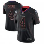 Camiseta NFL Limited Hombre Houston Texans Deshaun Watson Negro Color Rush 2018 Lights Out