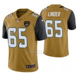 Camiseta NFL Limited Hombre Jacksonville Jaguars Brandon Linder Oro Color Rush