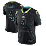 Camiseta NFL Limited Hombre Jacksonville Jaguars Josh Lambo Negro Color Rush 2018 Lights Out