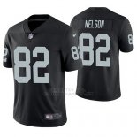 Camiseta NFL Limited Hombre Oakland Raiders Jordy Nelson Negro Vapor Untouchable