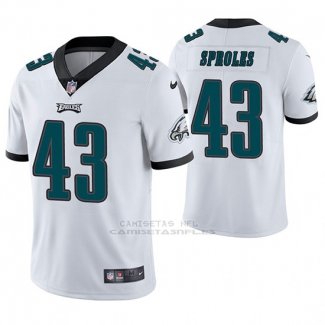 Camiseta NFL Limited Hombre Philadelphia Eagles Darren Sproles Blanco Vapor Untouchable