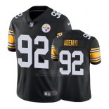 Camiseta NFL Limited Hombre Pittsburgh Steelers Olasunkanmi Adeniyi Negro Vapor Untouchable Throwback