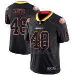 Camiseta NFL Limited Hombre San Francisco 49ers Frojo Warner Negro Color Rush 2018 Lights Out