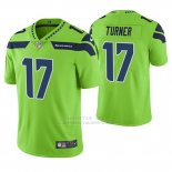 Camiseta NFL Limited Hombre Seattle Seahawks Malik Turner Verde Color Rush