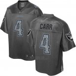 Camiseta NFL Limited Las Vegas Raiders Carr Static Fashion Gris2