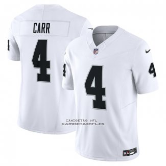 Camiseta NFL Limited Las Vegas Raiders Derek Carr Vapor F.U.S.E. Blanco