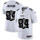 Camiseta NFL Limited Las Vegas Raiders Jackson Logo Dual Overlap Blanco