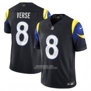 Camiseta NFL Limited Los Angeles Rams Jared Verse 2025 Rivalries Collection Negro