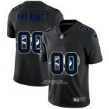Camiseta NFL Limited Los Angeles Rams Personalizada Logo Dual Overlap Negro