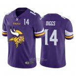 Camiseta NFL Limited Minnesota Vikings Diggs Big Logo Number Violeta