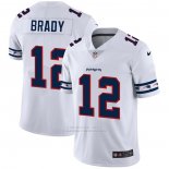 Camiseta NFL Limited New England Patriots Brady Team Logo Fashion Blanco