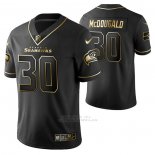 Camiseta NFL Limited Seattle Seahawks Brad Mcdougald Golden Edition Negro