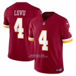 Camiseta NFL Limited Washington Commanders Frankie Luvu Vapor F.U.S.E. Cosido Rojo