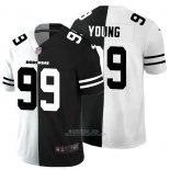 Camiseta NFL Limited Washington Commanders Young White Black Split