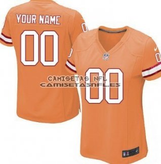 Camiseta NFL Mujer Tampa Bay Buccaneers Personalizada Naranja