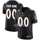 Camiseta NFL Nino Baltimore Ravens Personalizada Negro