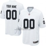 Camiseta NFL Nino Las Vegas Raiders Personalizada Blanco